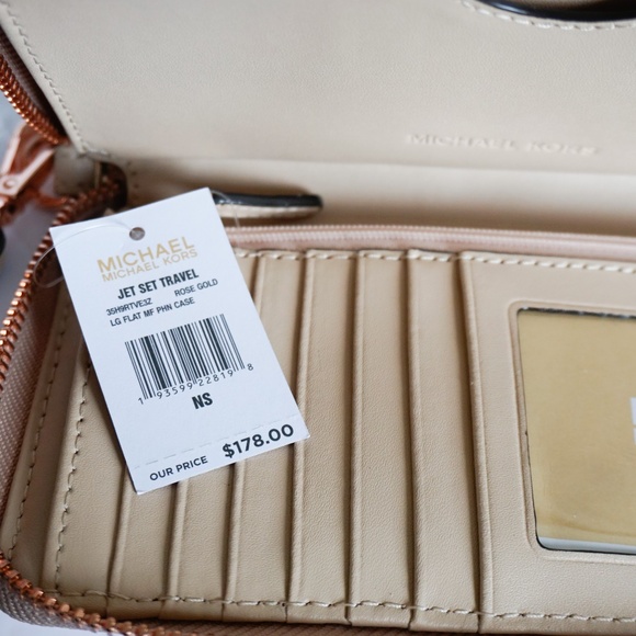 Michael Kors L Phone Wristlet Rose Gold/Metallic - Picture 6 of 8